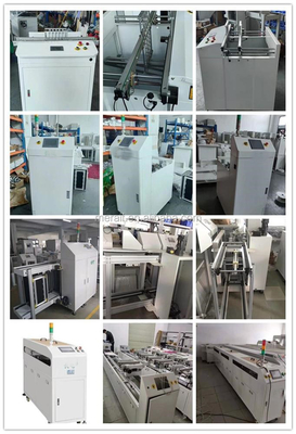 SMT μηχανών γραμμών αυτόματος PCB φορτωτής περιοδικών μεγέθους SMT φορτωτών στερεός και σταθερός σχεδιασμένος μίνι