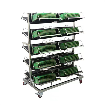 SMT Αντιστατικό ESD Τραπέζι Rack Αντιστατικό Τραπέζι Rack PCB για PCB assembly line pick and place machine