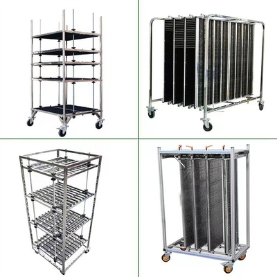 SMT Αντιστατικό ESD Τραπέζι Rack Αντιστατικό Τραπέζι Rack PCB για PCB assembly line pick and place machine