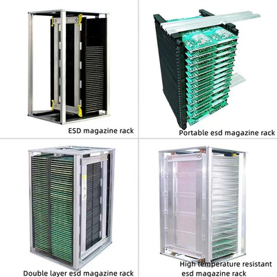 SMT Αντιστατικό ESD Τραπέζι Rack Αντιστατικό Τραπέζι Rack PCB για PCB assembly line pick and place machine