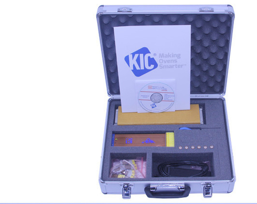 Έναρξη 6 KIC θερμοκρασία PCB καναλιών που σχεδιάζει περίγραμμα το θερμικό profiler SMT KIC on-line
