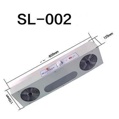 Δύο κεφάλια 100kgs αντιστατικό Ionizer 125mm sucker για την προστασία ESD