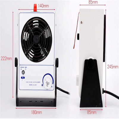 Τοπ αντιστατικός ESD Ionizer ανεμιστήρας 125mm Sucker SL-001 πάγκων