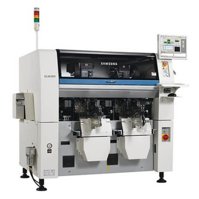 SLM120 μηχανή συνελεύσεων PCB της Samsung, μηχανή 1200MM των οδηγήσεων μεγάλων οδηγήσεων PCB φακών SMT mounter