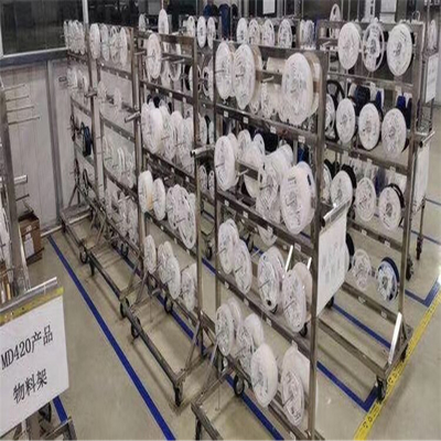 Τοποθετώντας σε ράφι κάρρο αποθήκευσης εξελίκτρων καροτσακιών ESD SMT εξελίκτρων SS201 SMT