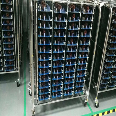 Αντιστατικό Multisized καροτσάκι αποθήκευσης PCB κάρρων ESD καροτσακιών ανοξείδωτου